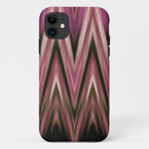 iPhone 5 Barely There, Mauve Chevron Zigzaggen Case-Mate iPhone Case
