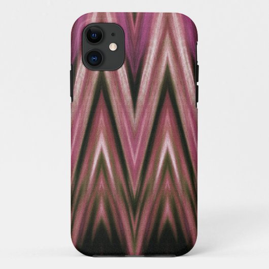 iPhone 5 Barely There, Mauve Chevron Zigzaggen Case-Mate iPhone Case (Achterkant)