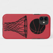 iPhone 5 Basketball Silhouette Bulls Red Case-Mate iPhone Case (Achterkant (horizontaal))