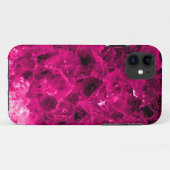 iPhone 5-bazen Er Hoesje Hot Pink Crystals (Achterkant (horizontaal))