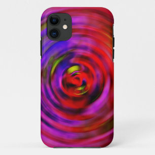 iPhone 5-bazen Er Hoesje Hot Pink Spiral