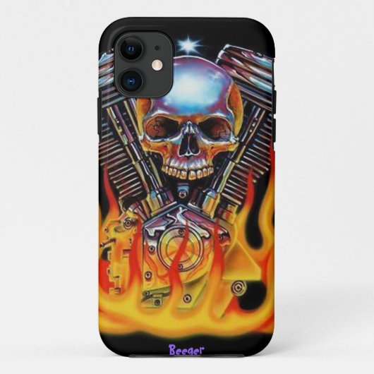 Iphone 5 bt - American Musea Skull Case-Mate iPhone Case (Achterkant)