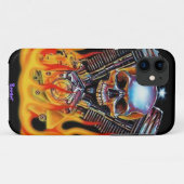 Iphone 5 bt - American Musea Skull Case-Mate iPhone Case (Achterkant (horizontaal))