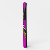 iPhone 5 Case-Mate Hoes Hot Pink Goud Zwart (Achterkant/links)