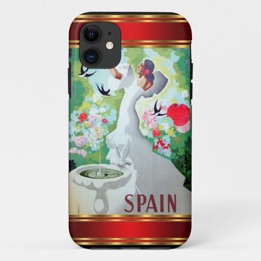 IPhone 5 Case-Mate Hoes Vintage Spanje (Achterkant)