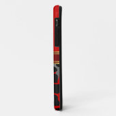 iPhone 5 Case-Mate Hoesje Wild Rood Zwart (Achterkant/links)