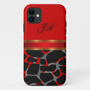 iPhone 5 Case-Mate Hoesje Wild Rood Zwart