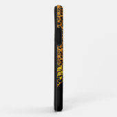 iPhone 5 Elegant Classy Leopard Print Zwart Goud Case-Mate iPhone Case (Achterkant/rechts)