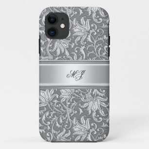 iPhone 5 Elegant Classy Zilver Wit Case-Mate iPhone Case