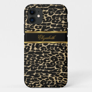 iPhone 5 Elegant Gold Animal Print Case-Mate iPhone Case