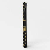 iPhone 5 Elegant Goud Zwart Wit Polka Dot Case-Mate iPhone Case (Achterkant/links)