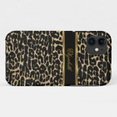 iPhone 5 Elegante Goud Dierprint Case-Mate iPhone Case (Achterkant (horizontaal))
