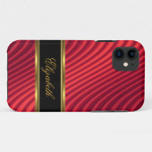 iPhone 5 Elegante Klasse Rode Goud Zwart Case-Mate iPhone Case (Achterkant (horizontaal))