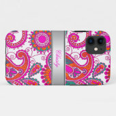 iPhone 5 Elegante Klasse Roze Paisley Patroon Case-Mate iPhone Case (Achterkant (horizontaal))