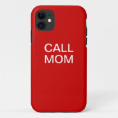 iPhone 5 Hoesje CALL MOM (Achterkant)