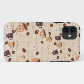 Iphone 5 Hoesje "Ik hou van koffie" (Achterkant (horizontaal))