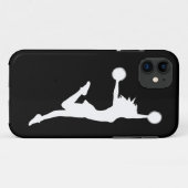 iPhone 5 Hoesje-Mate Cheer 1 Silhouette White/Blac Case-Mate iPhone Case (Achterkant (horizontaal))