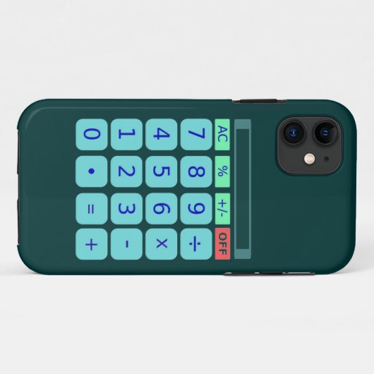 iPhone 5 Hoesje-Mate Hoesje calculator (Achterkant (horizontaal))