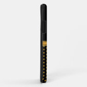 iPhone 5 Hoesje-Mate Hoesje Gold Black Spot (Achterkant/rechts)