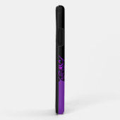 iPhone 5 Hoesje-Mate Hoesje Paarse Zwart (Achterkant/rechts)