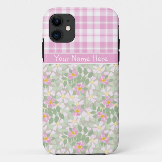 iPhone 5 Hoesje-Mate Hoesje: Roze dogroses en spel Case-Mate iPhone Case (Achterkant)