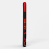 iPhone 5 Hoesje-Mate Hoesje Wild Red Black (Achterkant/rechts)