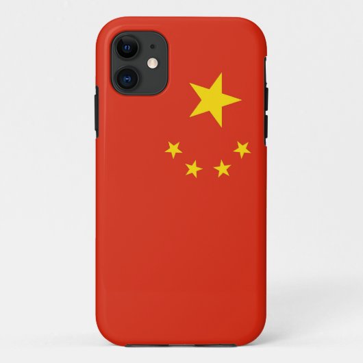 IPhone 5 Hoesje met Chinese vlag (Achterkant)