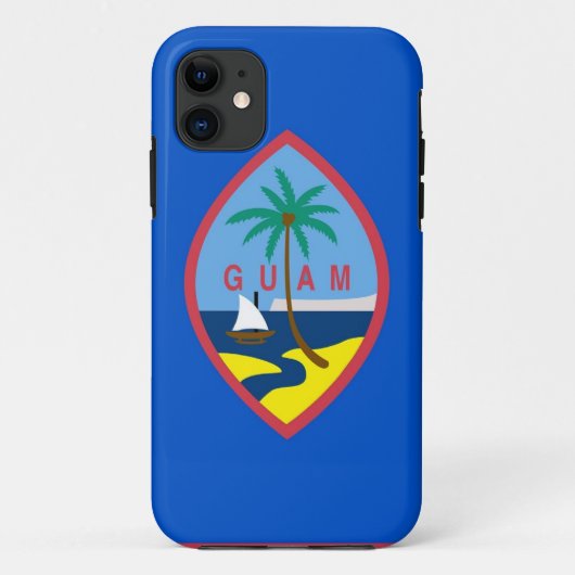 IPhone 5 Hoesje met de vlag van Guam (Achterkant)