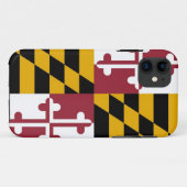 IPhone 5 Hoesje met de vlag van Maryland (Achterkant (horizontaal))