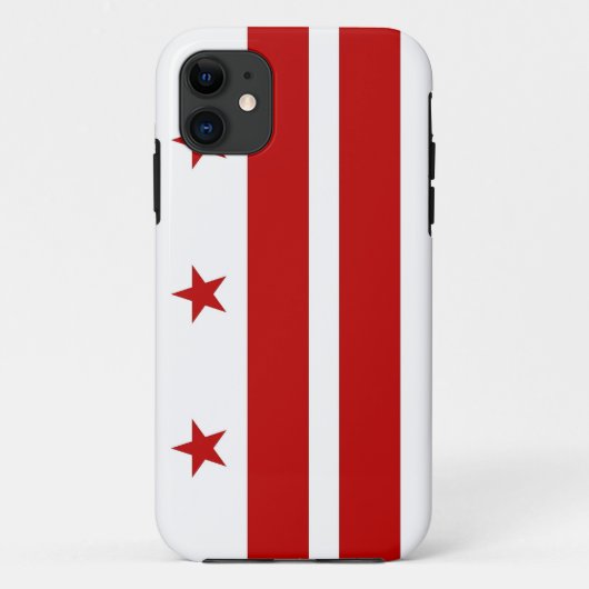 IPhone 5 Hoesje met de vlag van Washington DC (Achterkant)