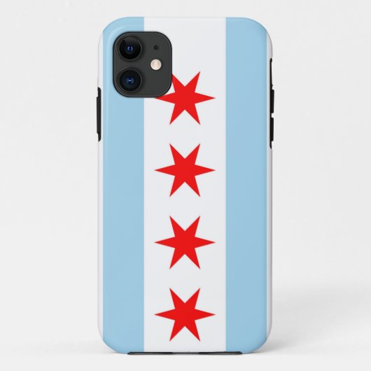 IPhone 5 Hoesje met vlag van Chicago, Illinois (Achterkant)