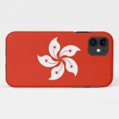 IPhone 5 Hoesje met vlag van Hongkong (Achterkant (horizontaal))