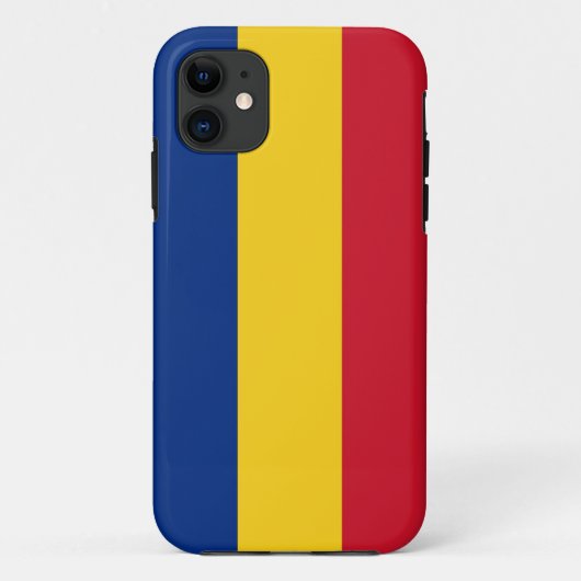 IPhone 5 Hoesje met vlag van Roemenië (Achterkant)