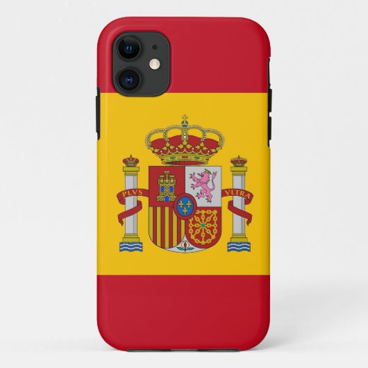 IPhone 5 Hoesje met vlag van Spanje (Achterkant)