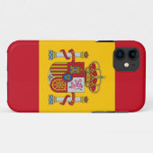 IPhone 5 Hoesje met vlag van Spanje (Achterkant (horizontaal))