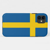 IPhone 5 Hoesje met vlag van Zweden (Achterkant (horizontaal))