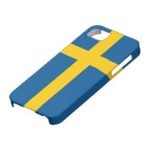 IPhone 5 Hoesje met vlag van Zweden (Onderkant)