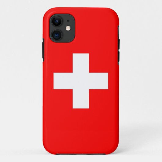 IPhone 5 Hoesje met vlag van Zwitserland (Achterkant)