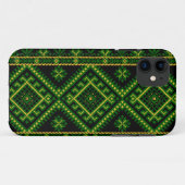 iPhone 5 Hoesje Oekraïense Kruissteekprint (Achterkant (horizontaal))