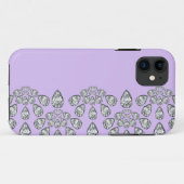 iPhone 5 hoesje Paarse diamant (Achterkant (horizontaal))