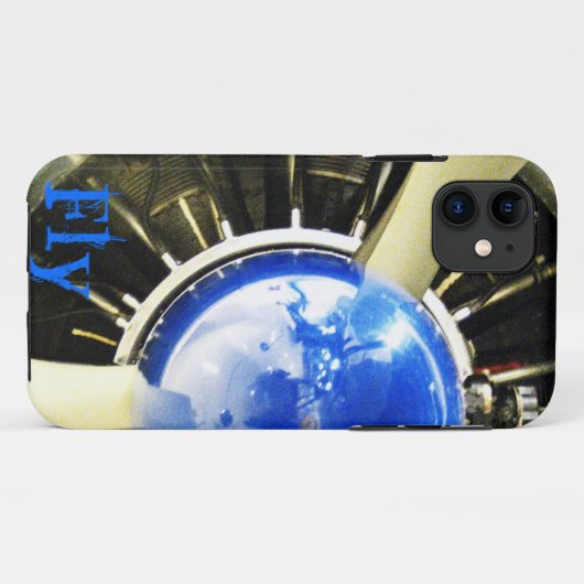 iPhone 5 Hoesje Plane Afbeelding - Fly (Achterkant (horizontaal))