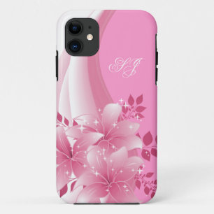 iPhone 5 Hoesje Pretty Pink Bloemen