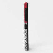 IPHONE 5 Hoesje RHINESTONE KIJK HET Damasontwerp A (Achterkant/links)