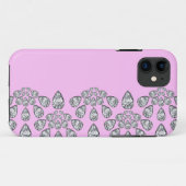 iPhone 5 hoesje Roze Diamant (Achterkant (horizontaal))