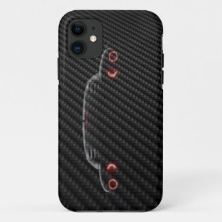 iPhone 5 hoesje Sjabloon Carbon Car 3D Change afbe