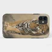iPhone 5 hoesje Stalkende tijgerin (Achterkant (horizontaal))