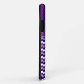 iPhone 5 Hoesje te personaliseren: Paarse Chevrons (Achterkant/rechts)