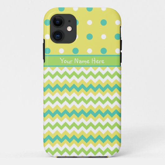 iPhone 5 Hoesje te personaliseren: Polka Dots, Che (Achterkant)