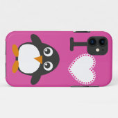 iPhone 5 hoesje voor Penguin Lovers (Achterkant (horizontaal))