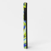 iPhone 5 Hoesje Vortex in Blue en Yellow (Achterkant/links)